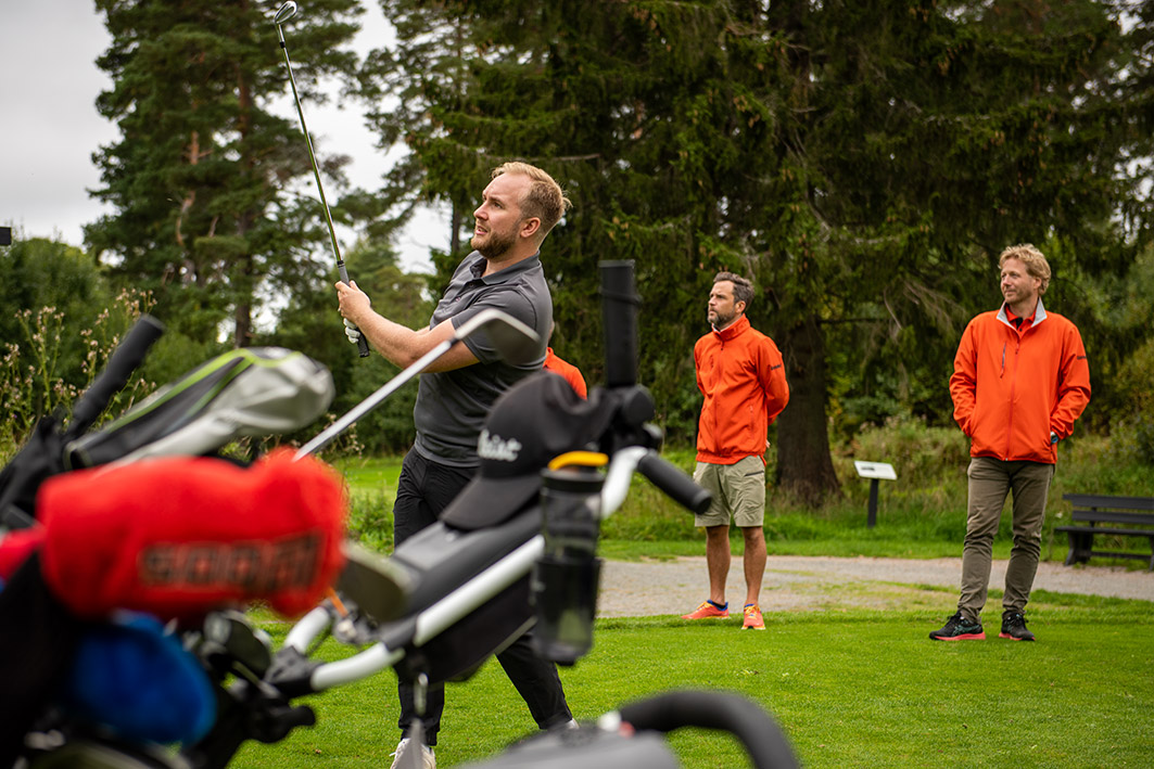 Golftävling för Gävle Energis kunder. Fotograf: Mattias Prodromou Dahlqvist. 