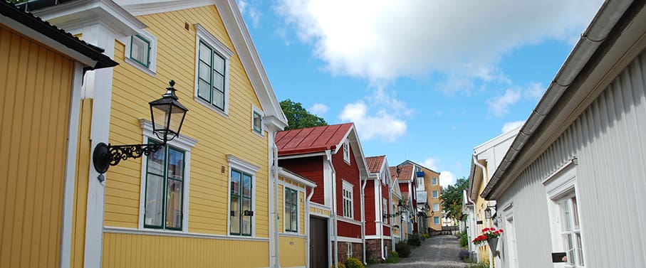 Hus med fjärrvärme